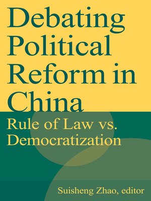 cover image of Debating Political Reform in China